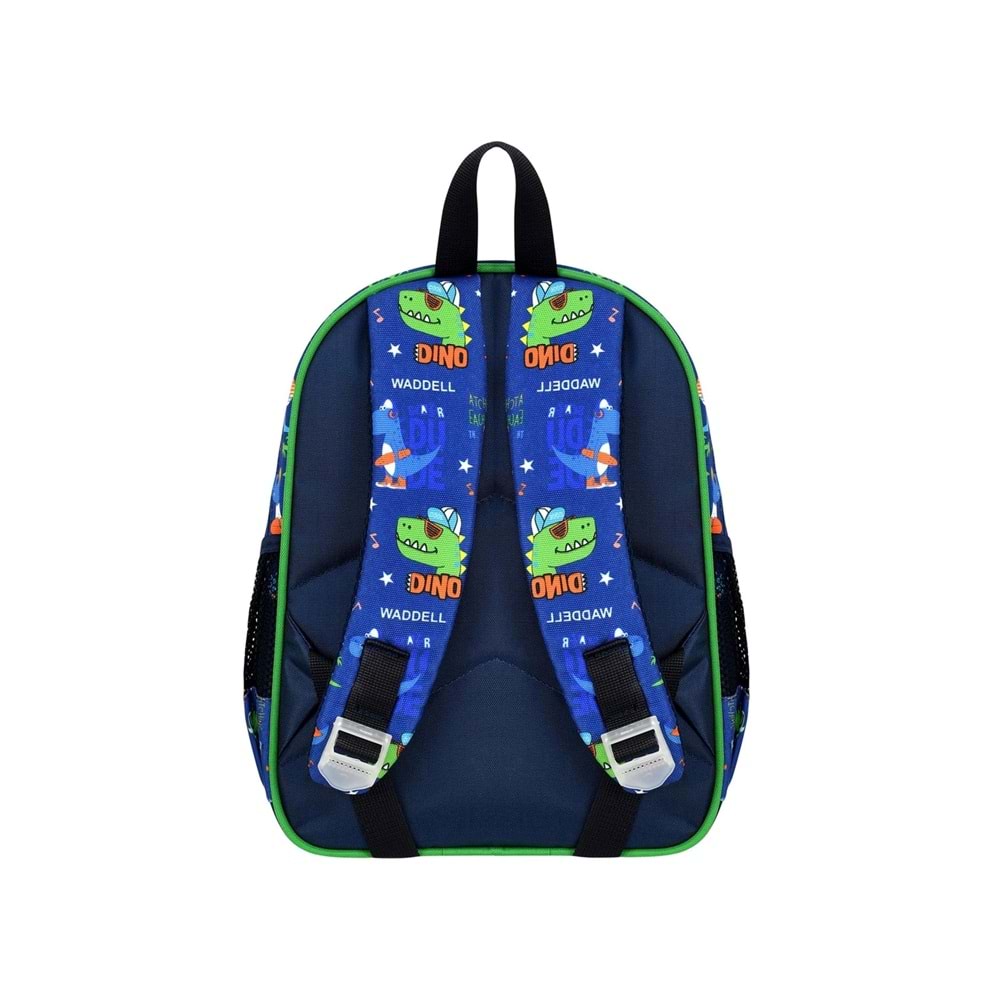 Waddell Lacivert Dino Desenli Anaokulu Sırt Çantası 24113
