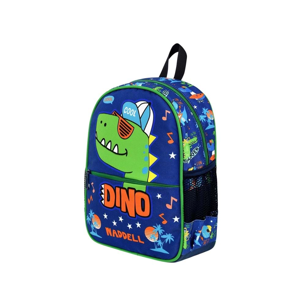 Waddell Lacivert Dino Desenli Anaokulu Sırt Çantası 24113