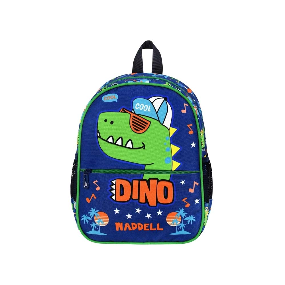 Waddell Lacivert Dino Desenli Anaokulu Sırt Çantası 24113