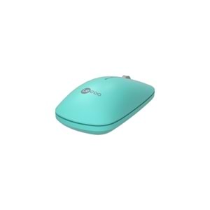 Lenova Lecoo Kablosuz Mouse Sessiz Usb Turkuaz WS214