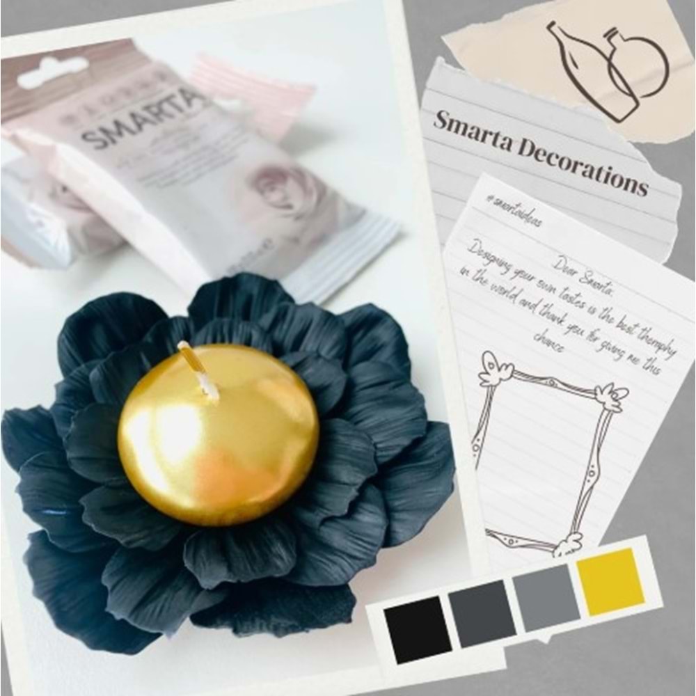 Smarta Modelleme Hamuru 100 gr. Siyah