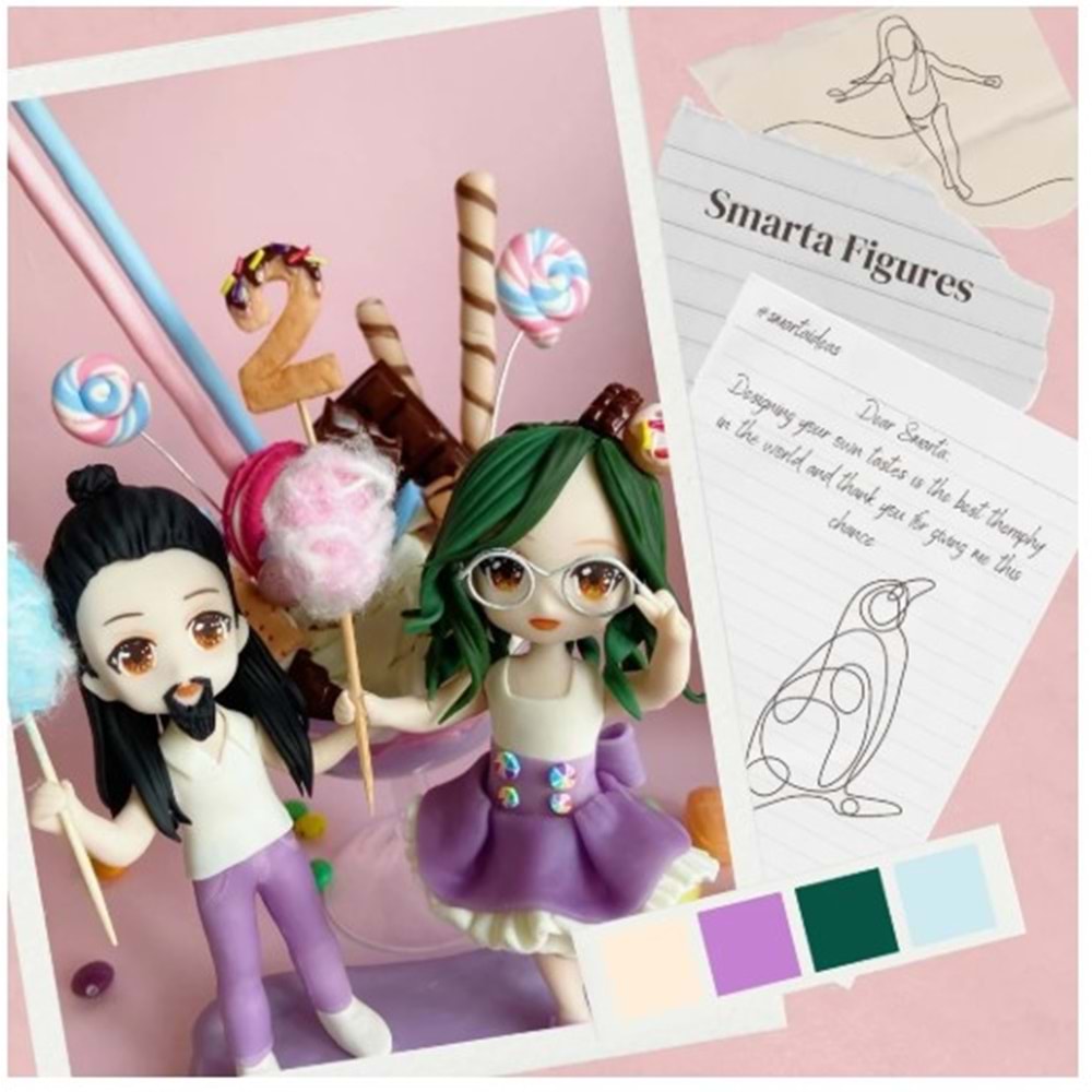 Smarta Modelleme Hamuru 100 gr. Mor