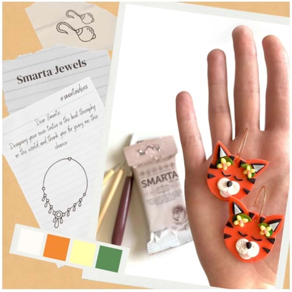 Smarta Modelleme Hamuru 100 gr. Turuncu