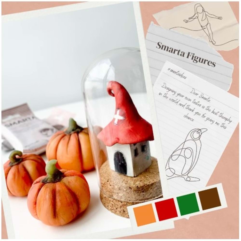 Smarta Modelleme Hamuru 100 gr. Turuncu