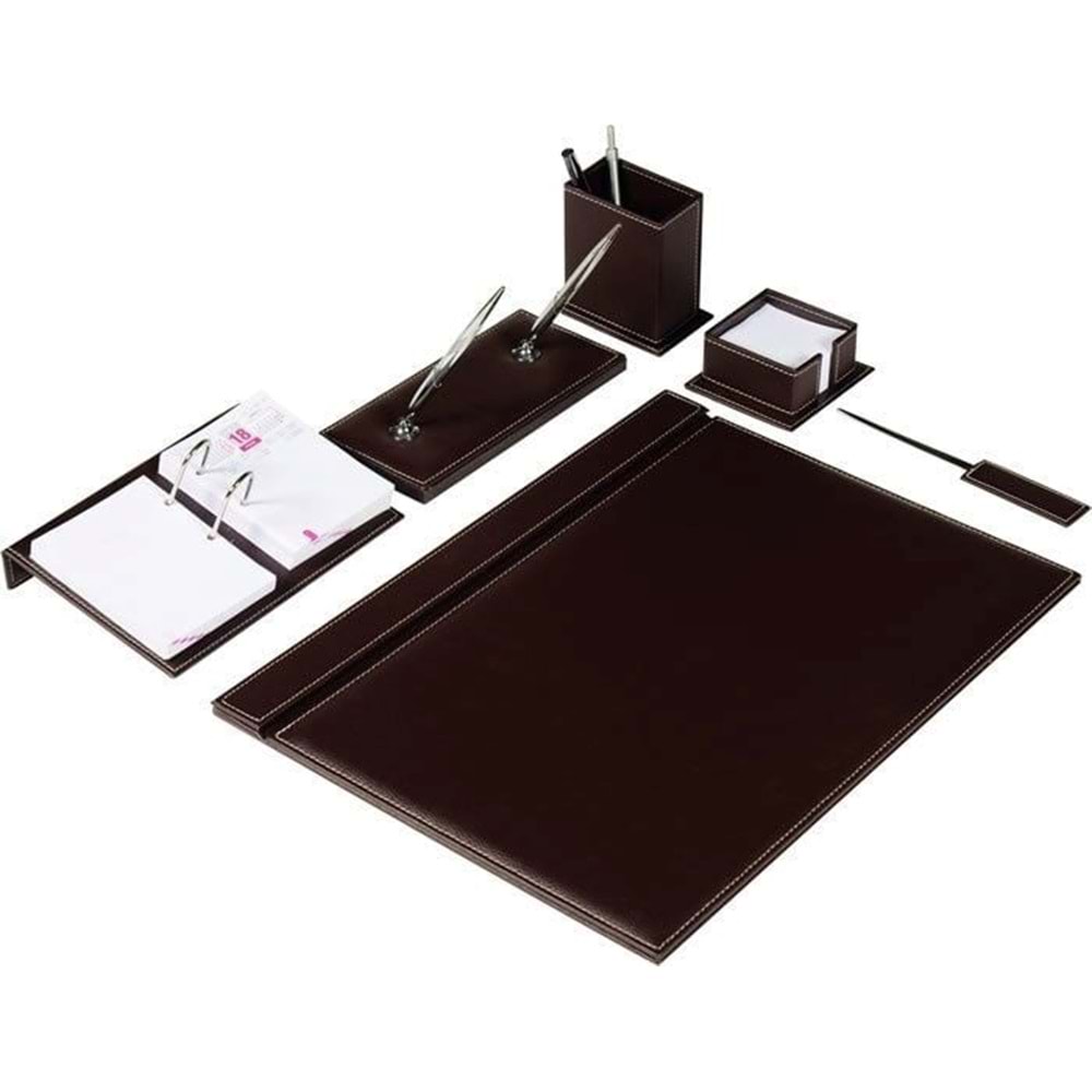 Gıpta Sümen Takımı 7 Parça Kahverengi Display 7102