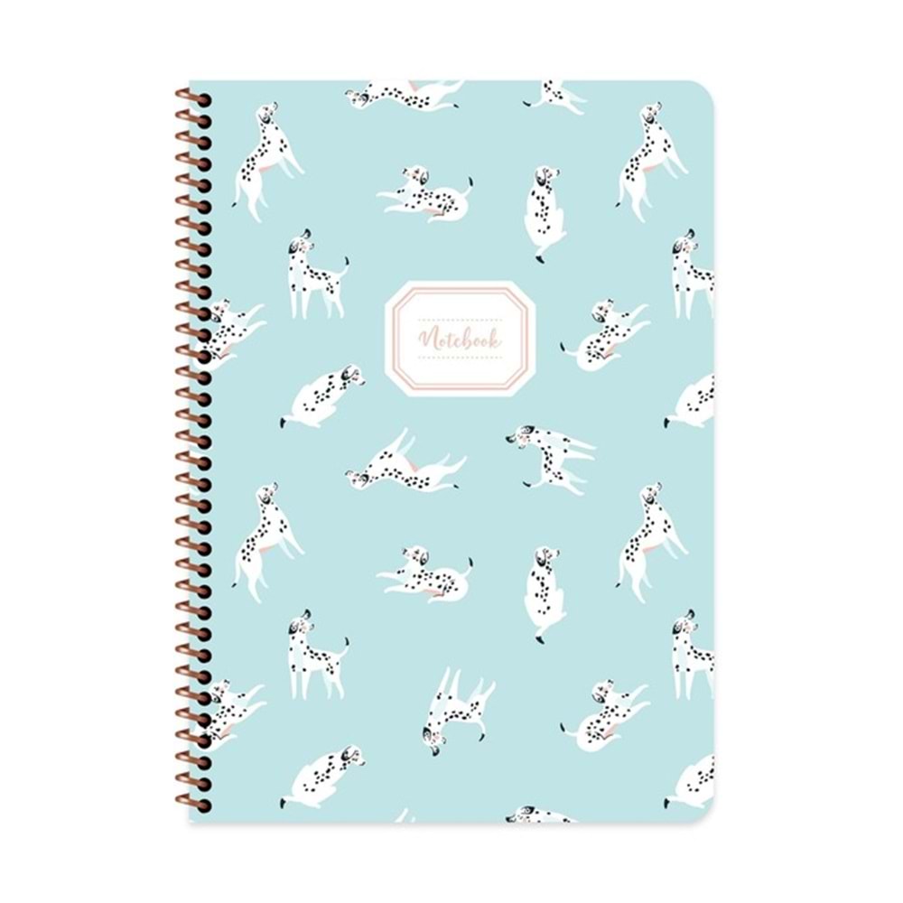 Keskin Color Karton Kp. Spr. Hayvanlar A4 80 Yp. Stickerlı Çizgili Defter