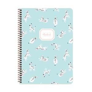 Keskin Color Karton Kp. Spr. Hayvanlar A4 80 Yp. Stickerlı Çizgili Defter