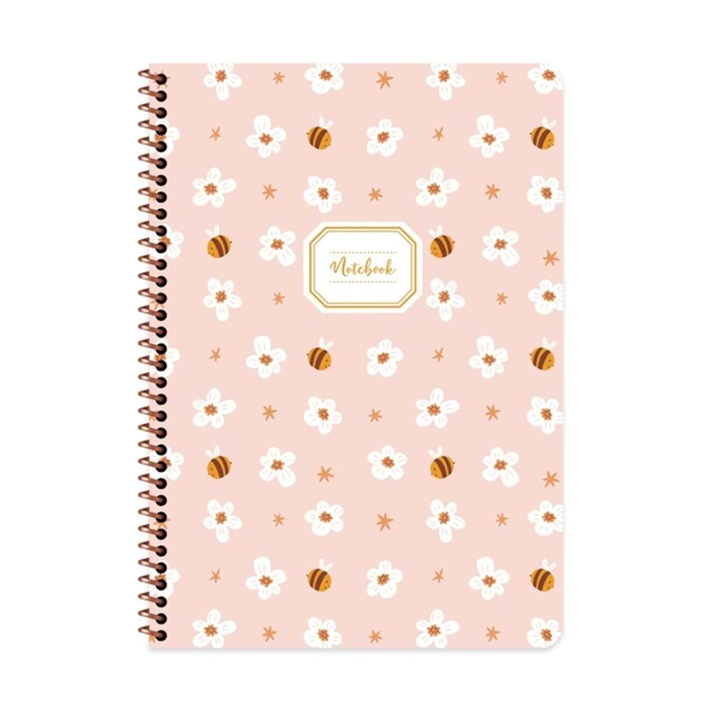Keskin Color Karton Kp. Spr. Hayvanlar A4 80 Yp. Stickerlı Çizgili Defter