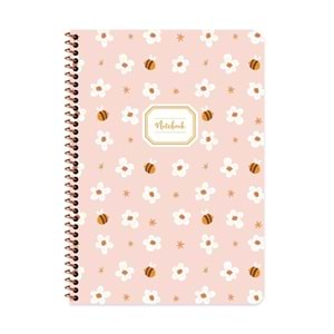 Keskin Color Karton Kp. Spr. Hayvanlar A4 80 Yp. Stickerlı Çizgili Defter