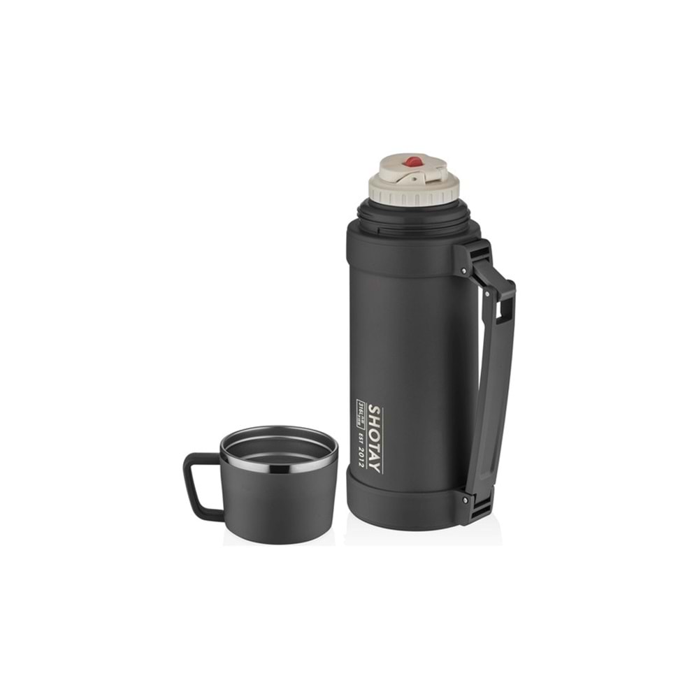 Shotay Nature Çelik Termos Matara 1200 ml. ST-8235 (4 Asorti)