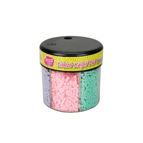 Bu-Bu Yıldız-Kalp Karışık Pul 80 Gr.