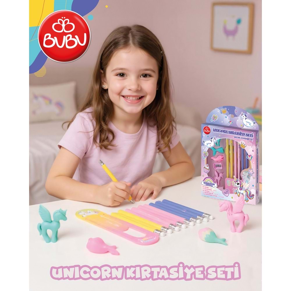 Bu-Bu Unicorn Kırtasiye Seti
