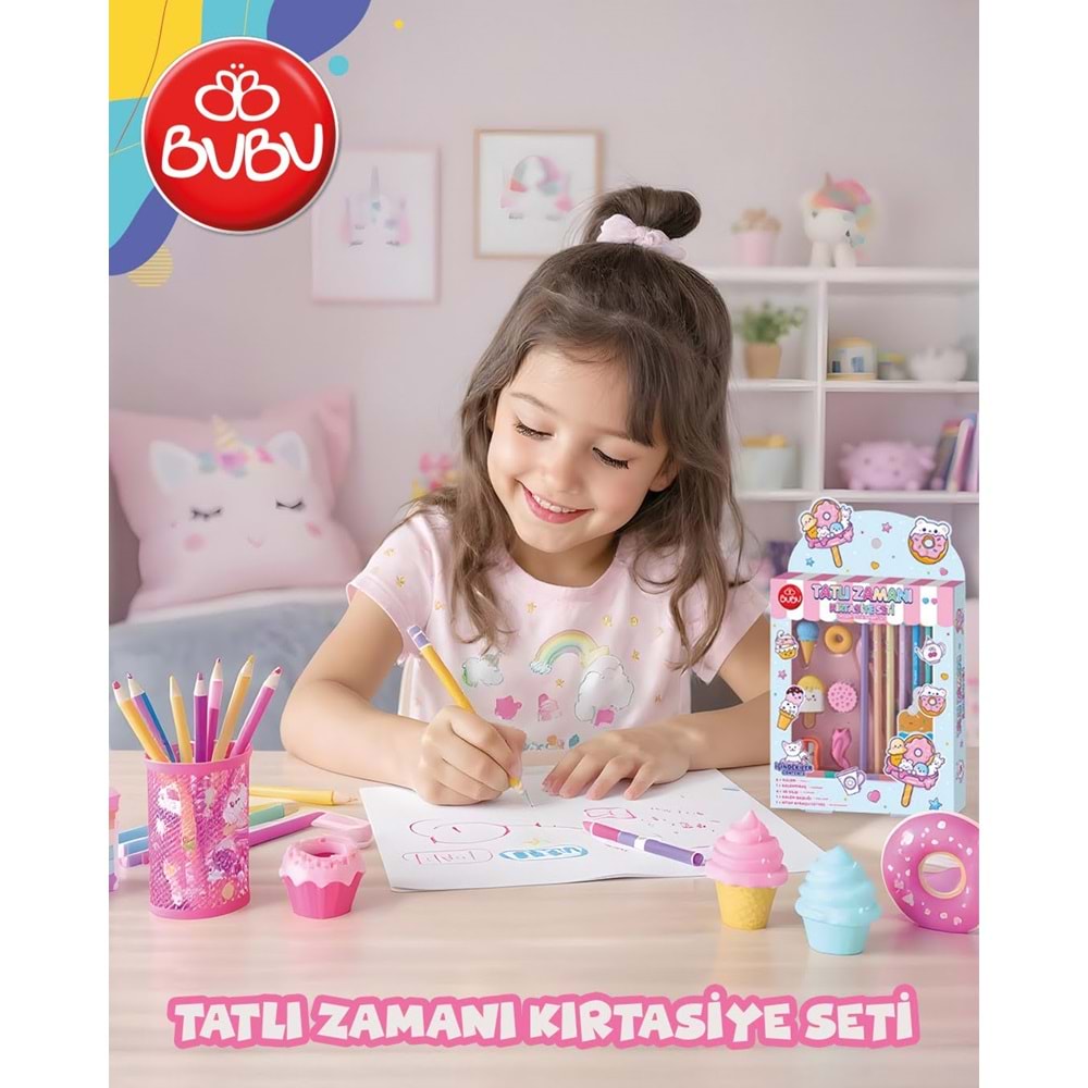 Bu-Bu Tatlı Zamanı Kırtasiye Seti