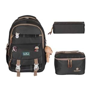 Relaxion Kore Tarzı İlkokul Çantası Beslenme+Kalemlik 1396