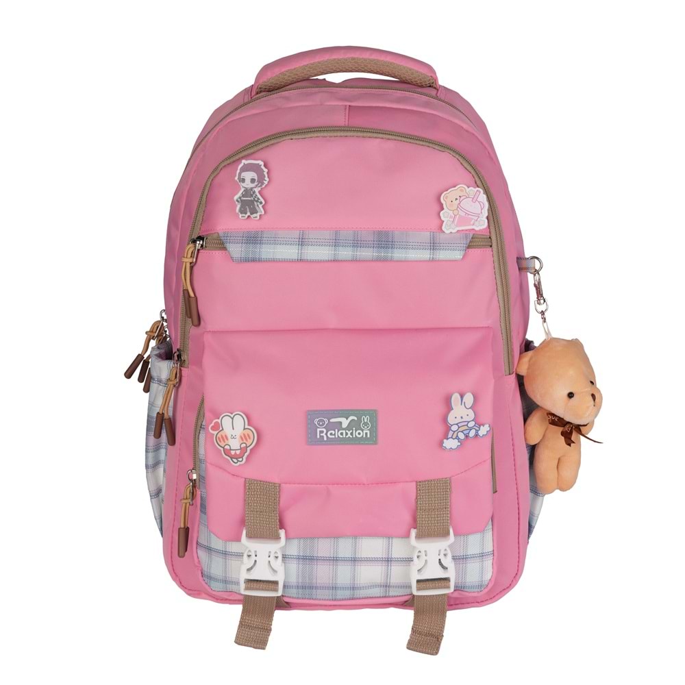 Relaxion Kore Tarzı İlkokul Çantası Beslenme+Kalemlik 1396