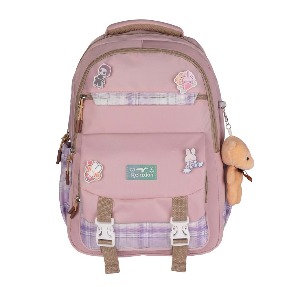 Relaxion Kore Tarzı İlkokul Çantası Beslenme+Kalemlik 1396