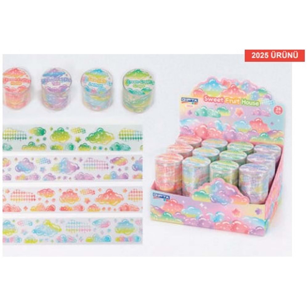 Gıpta Sticker Bant Decoration 4,8 cm x 1,75 m (ASORTİ) K8908