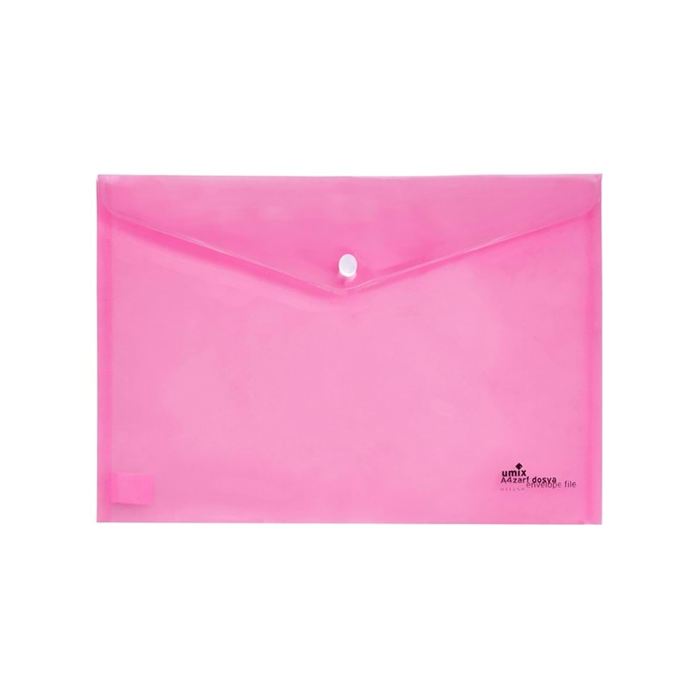 Umix Çıtçıtlı Dosya A4 Neon Pembe Eko