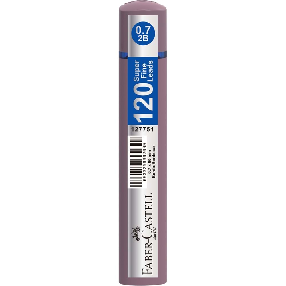 Faber-Castell Grip Min Bordo 0.7 mm 120 Li