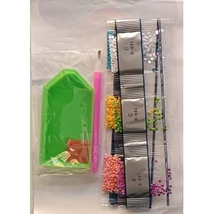 Bu-Bu Taşlı Boyama Sticker BUBU-AC0017