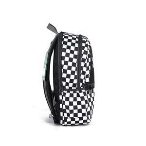 United Colors of Benetton Çift Bölmeli Okul Sırt Çantası Kareli Siyah 03780