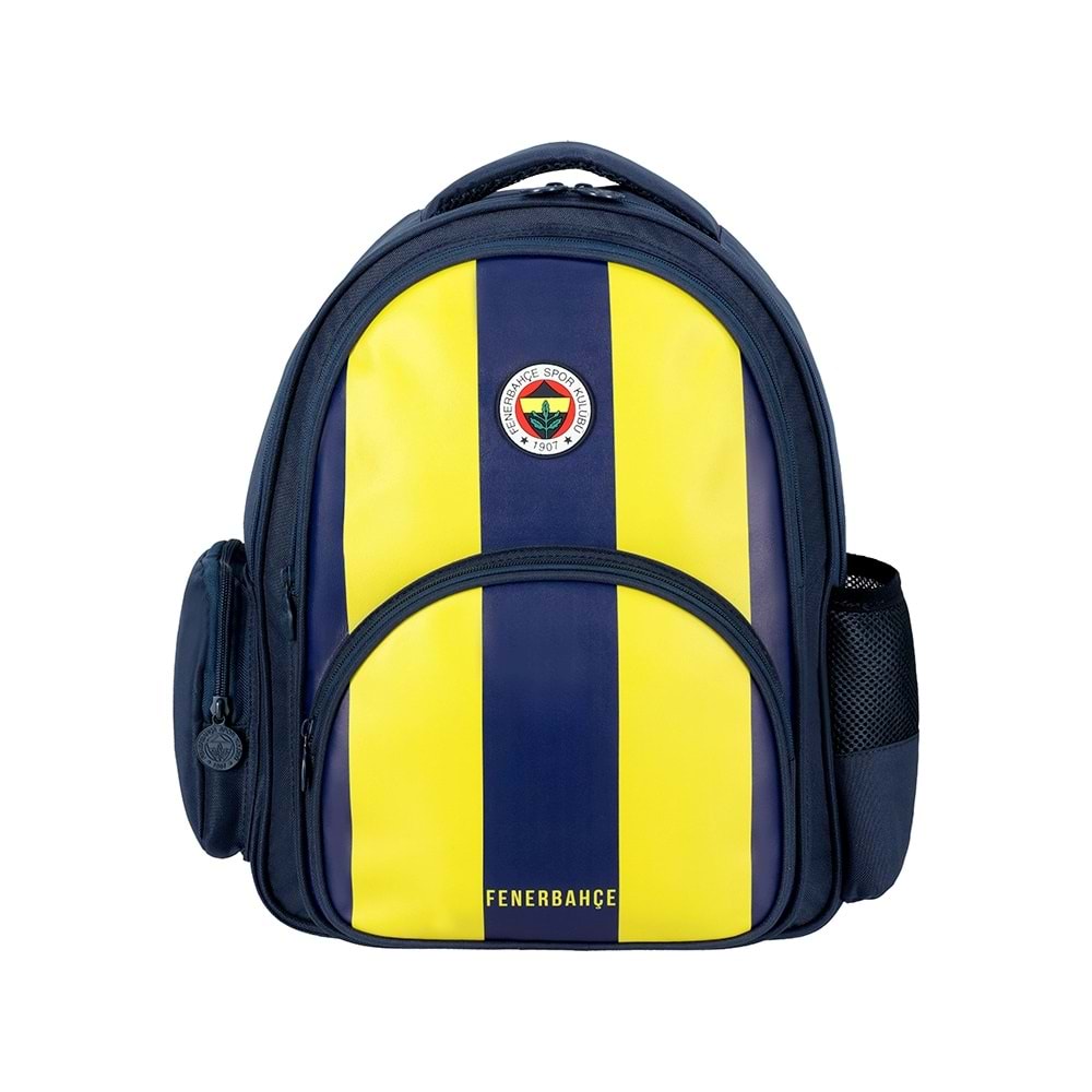 Me Çanta Fenerbahçe Efsane Çubuklu Suni Deri Okul Çantası 25756