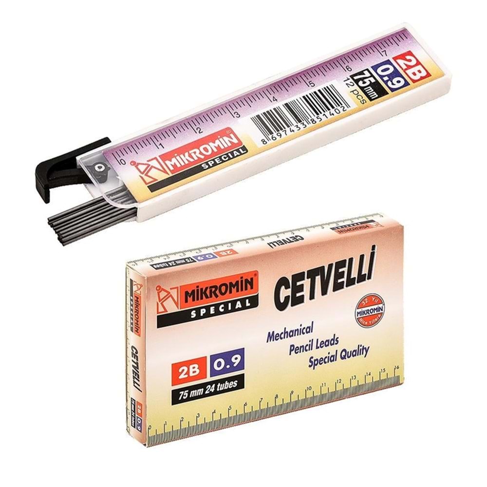 Mikro 75 mm Cetvelli Kalem Ucu 0.9 mm