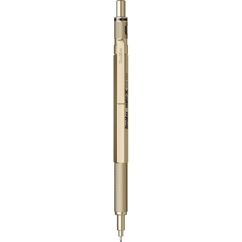 Scrikss matri-X Mekanik Kurşun Kalem 0.5 mm Metalik Altın