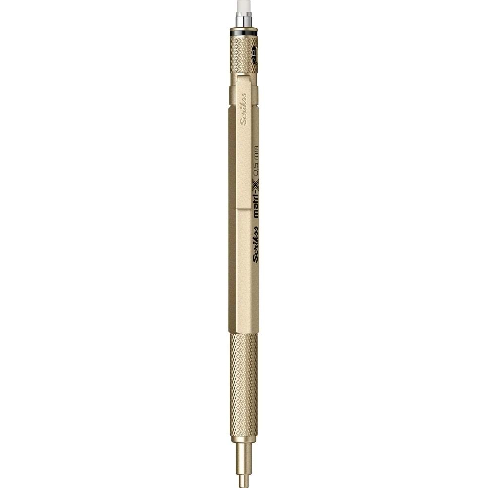 Scrikss matri-X Mekanik Kurşun Kalem 0.5 mm Metalik Altın