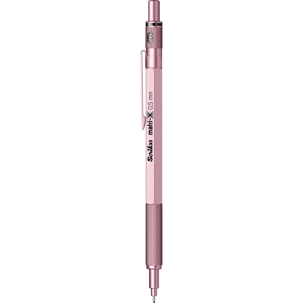 Scrikss matri-X Mekanik Kurşun Kalem 0.5 mm Metalik Pembe