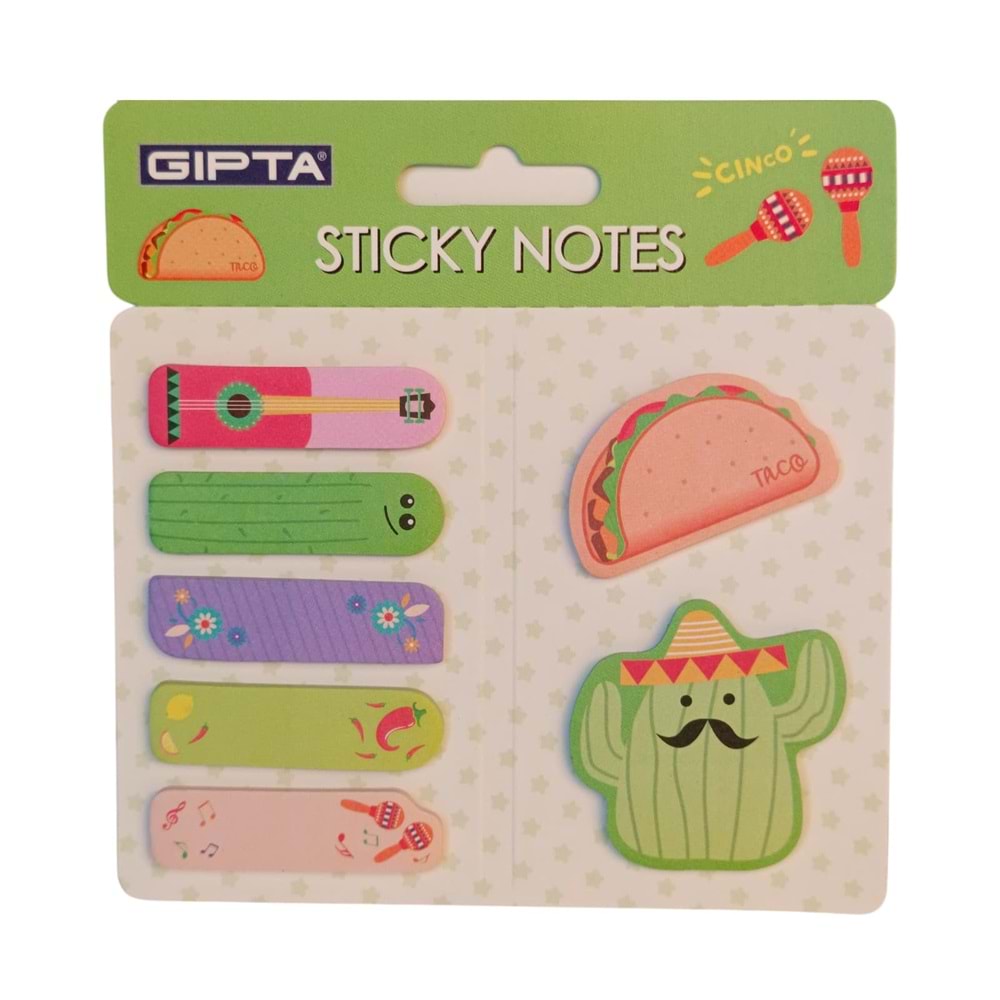 Gıpta Desenli Yapışkan Not Kağıdı K0120