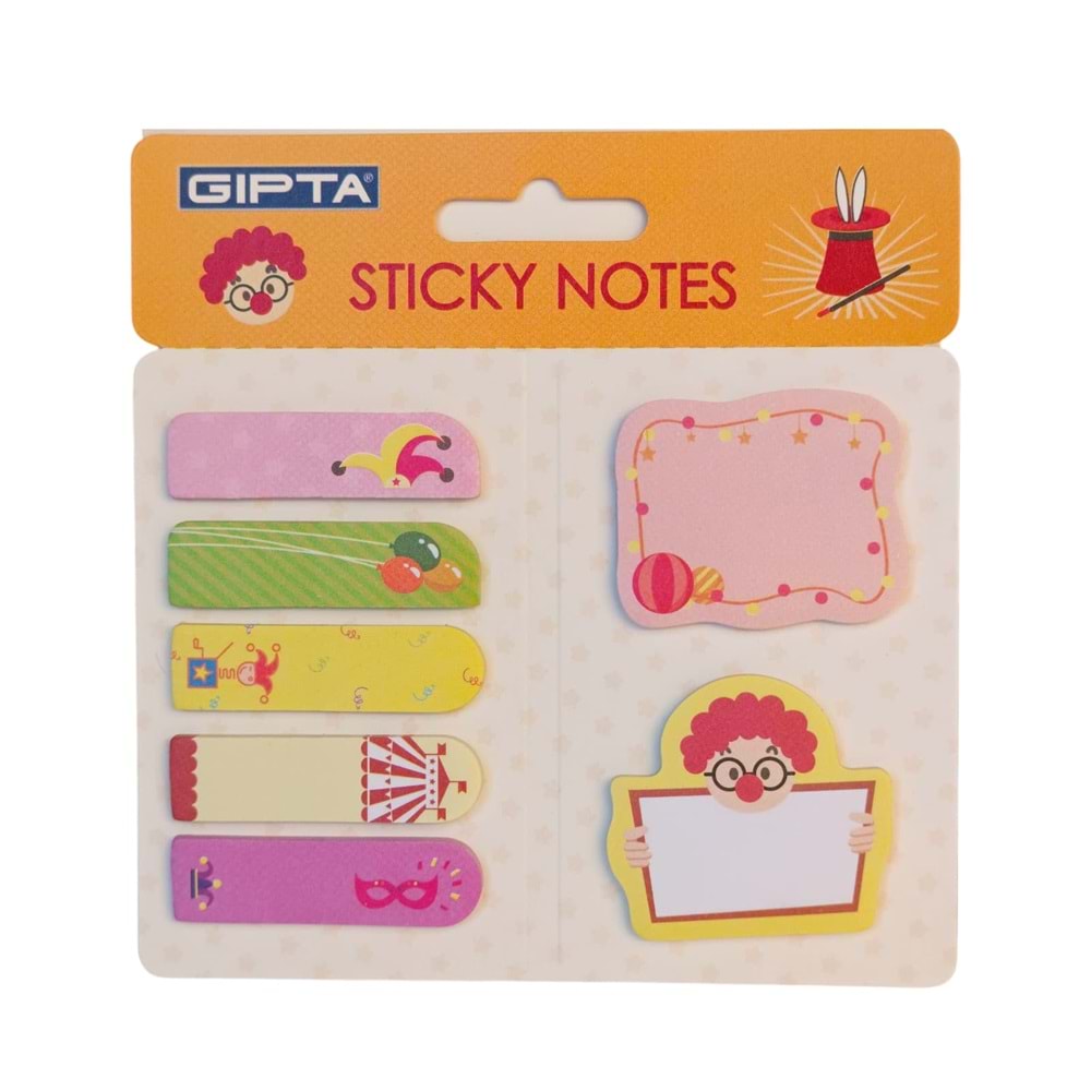 Gıpta Desenli Yapışkan Not Kağıdı K0120