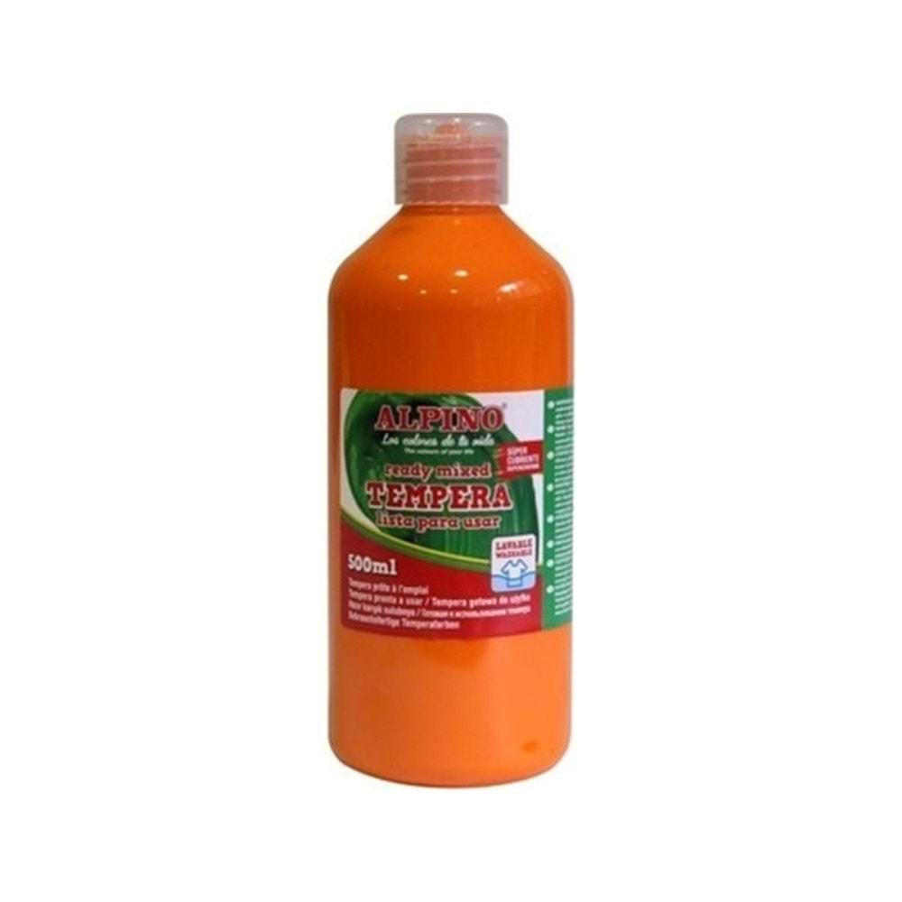 Alpino Tempera Sulu Boya 500 ml Turuncu