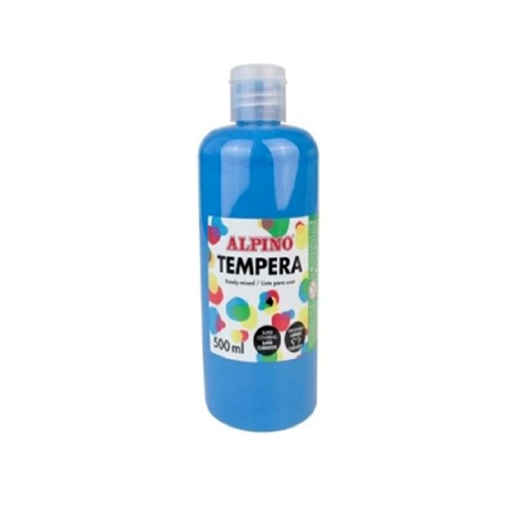 Alpino Tempera Sulu Boya 500 ml Açık Mavi
