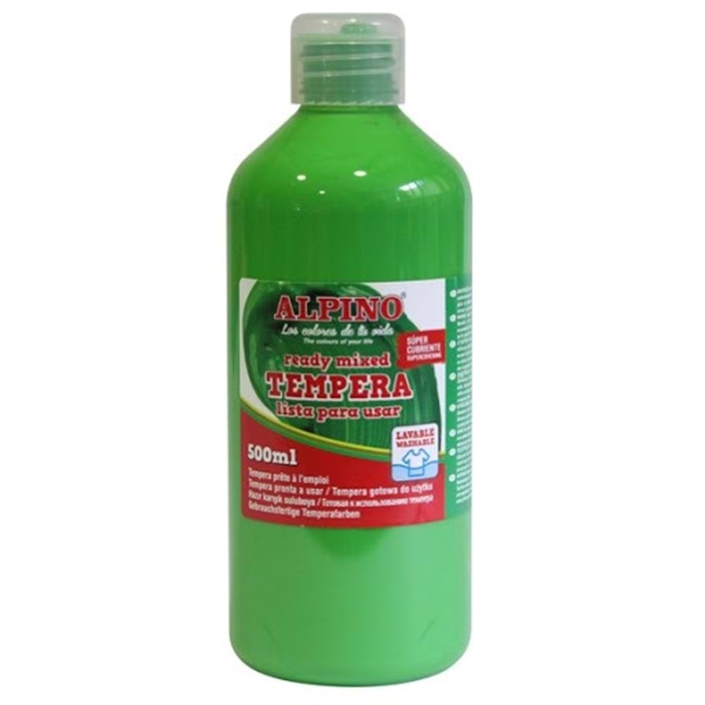 Alpino Tempera Sulu Boya 500 ml Açık Yeşil