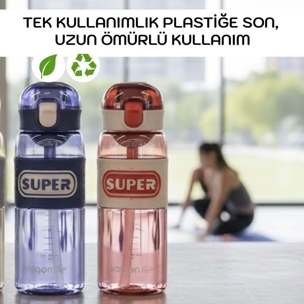 Vagonlife Silikon Gövdeli 600 ml. Matara VGN-2024