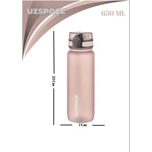 Uzspace Tritan Matara 650 ml. Kahverengi 3053