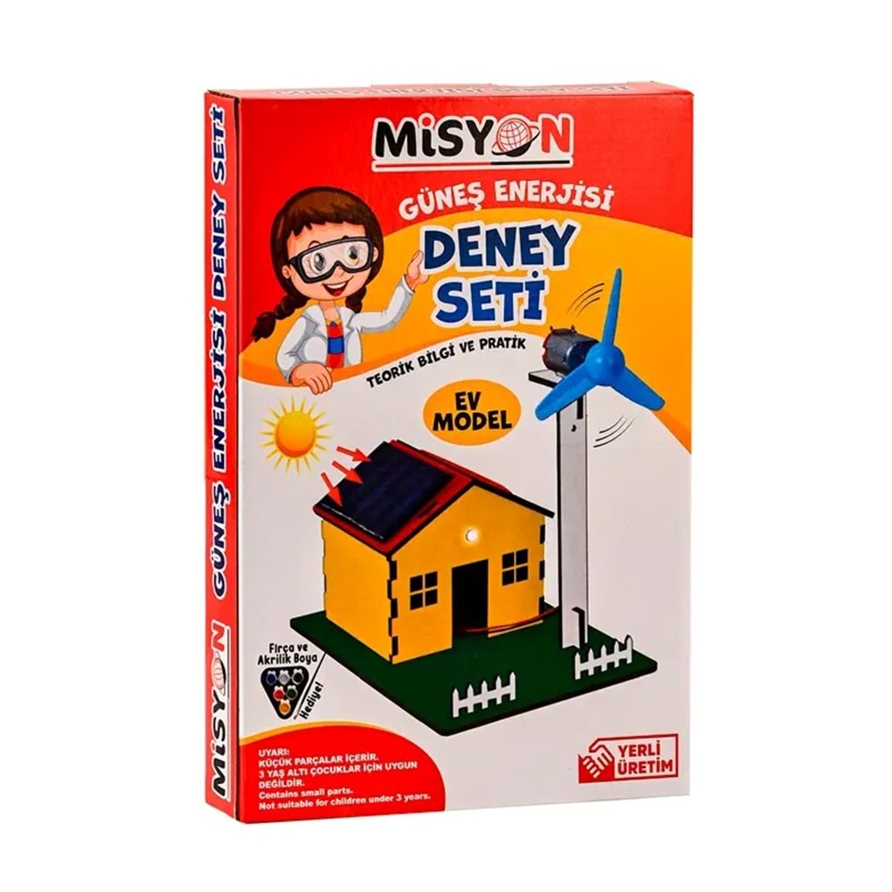 Misyon Güneş Enerjisi Deney Seti Ev Modeli