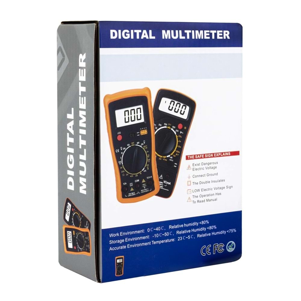 Powermaster VC-830L Dijital Multimetre Ölçü Aleti
