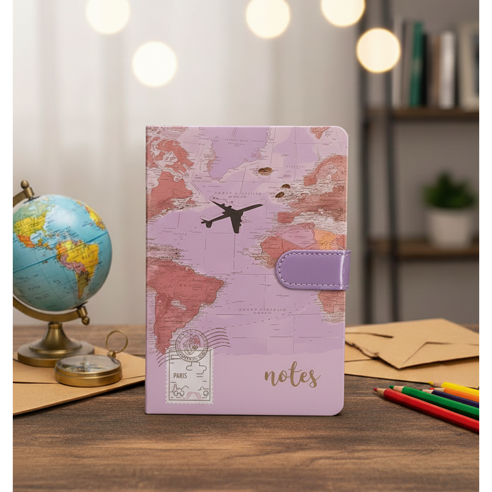 Tokaç World Serisi Manyetik Kilitli A5 Bloknot 128 Yp. Çizgili TK-M2511L