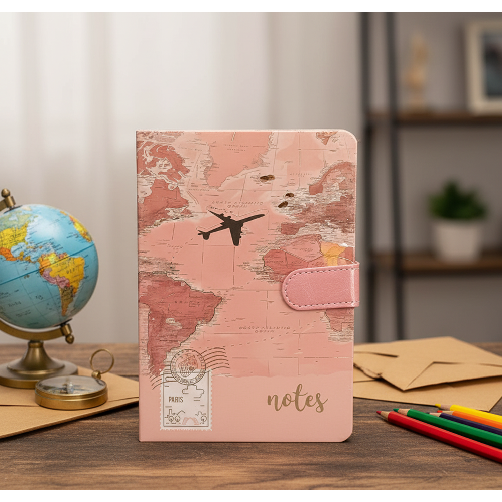 Tokaç World Serisi Manyetik Kilitli A5 Bloknot 128 Yp. Çizgili TK-M2511L