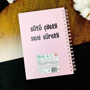 Sütü Çilekli Seni Sürekli Konuşan Ajanda (BAM-1151)