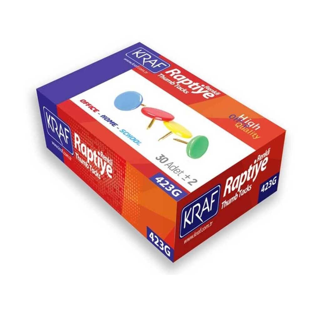 Kraf Renkli Raptiye 423G