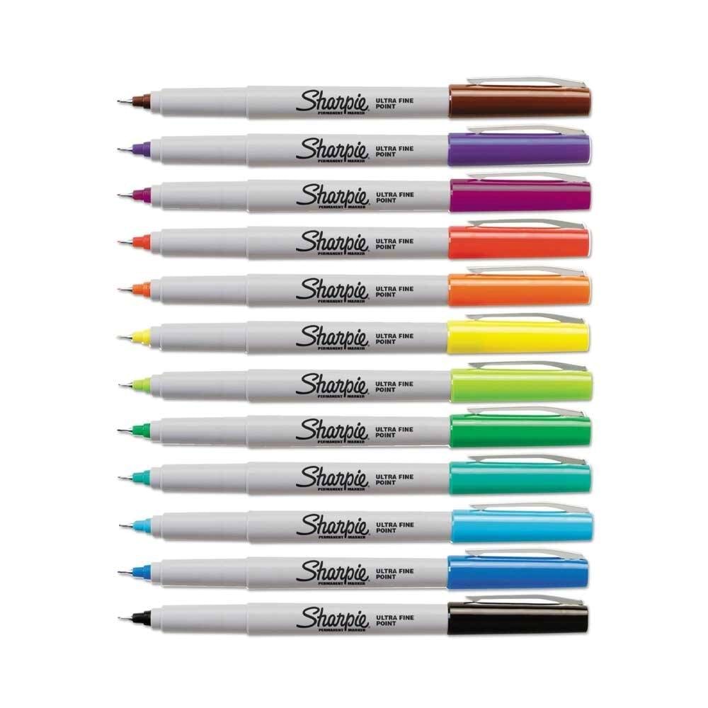 Sharpie Permanent Markör Ultrafine 12 Li