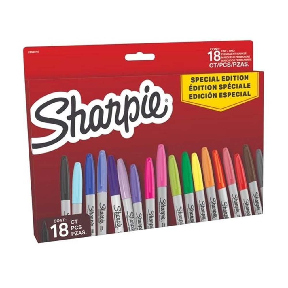 Sharpie Permanent Set Fine 18 Li