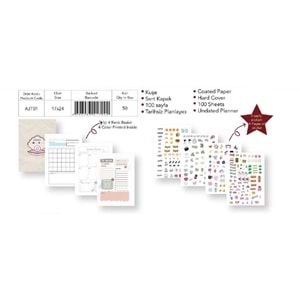 Liz Sert Kapak Sprl.Tarihsiz Ajanda