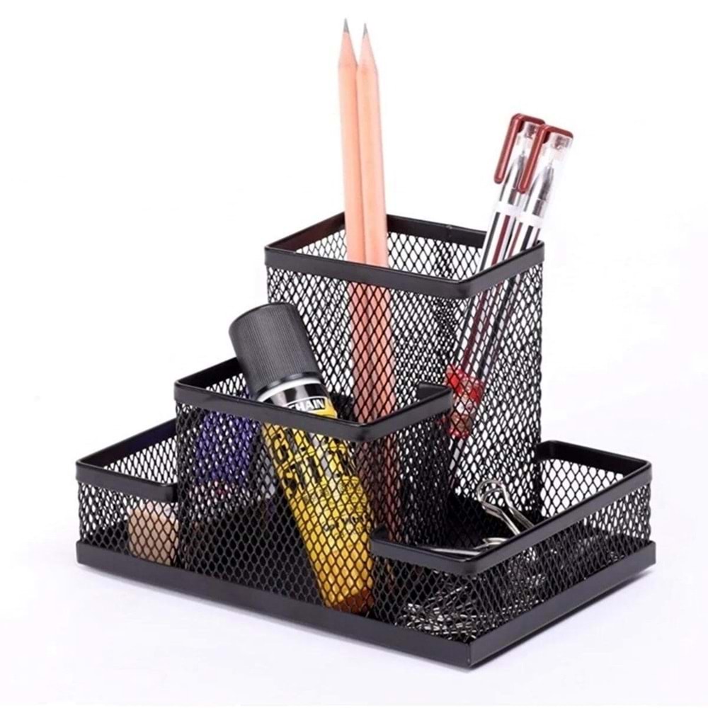 Kraf Metal Perfore Masa Üstü Seti 411G Siyah