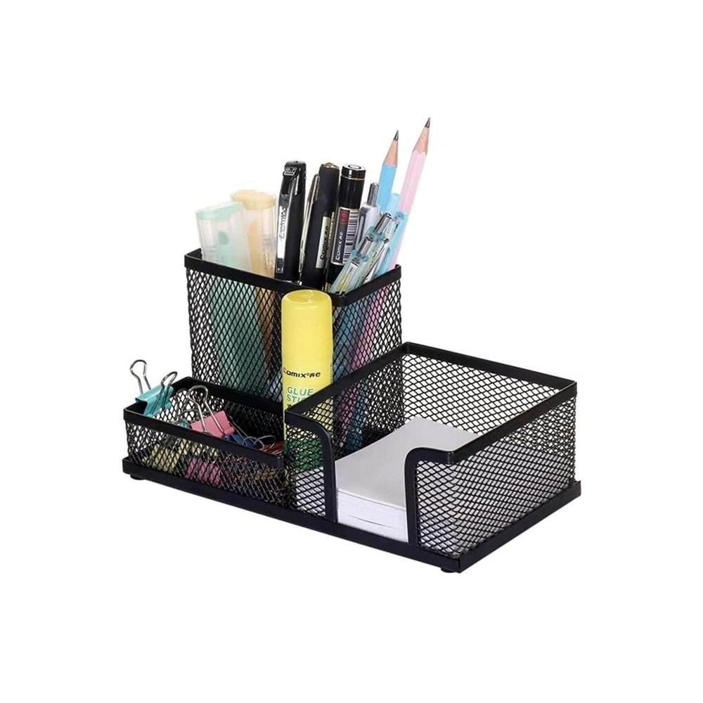 Kraf Metal Perfore Masa Üstü Seti 410G Siyah