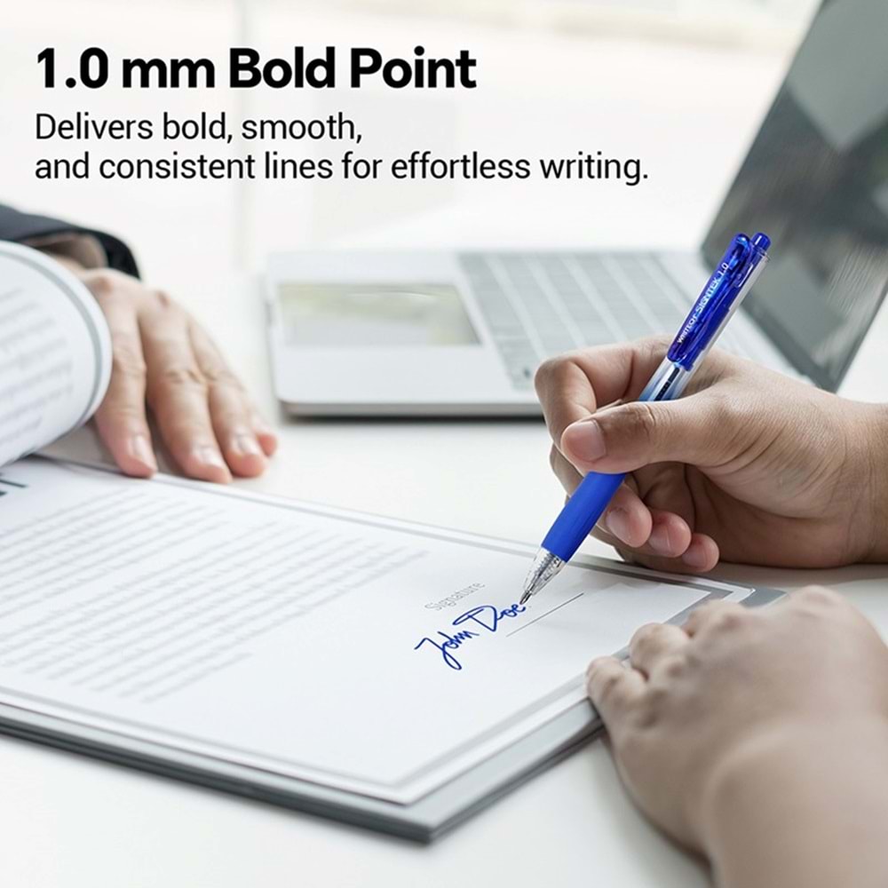Writech Signtek Mavi Jel İmza Kalemi 1,0 mm