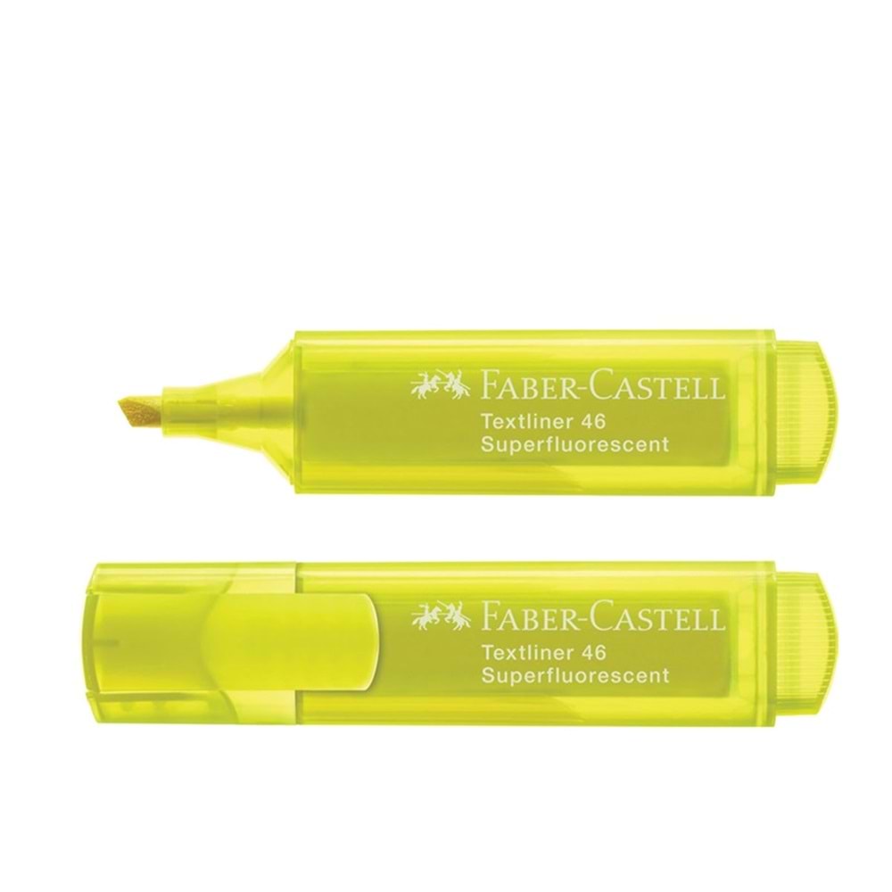 Faber-Castell Fosforlu Kalem Şeffaf Gövde Sarı